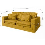 Ropez Žuta sofa 236 cm Nora – | shoptok.hr