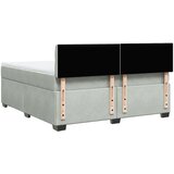  Krevet s oprugama i madracem svjetlosivi 180x200 cm baršunasti | shoptok.hr
