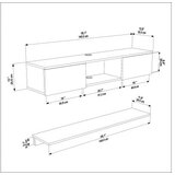 Hanah home tv polica elia ephesus white v2 | ePonuda.com