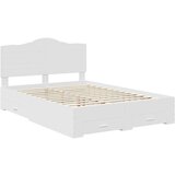  Okvir za krevet Bijelo 140 x 190 cm Konstruirano drvo | shoptok.hr