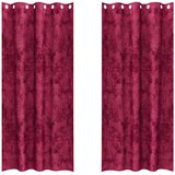  Baršunaste zavjese 2 pcs boja crnog vina 225 x 140 cm Baršun | shoptok.hr