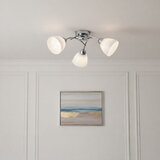 Nadgradni luster CLARA, 3xE27/15W/230V, sjajni hrom | Eponuda.com
