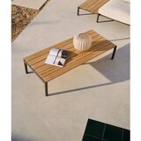 Kave Home Vrtni stolić za kavu od masivne tikovine 63x149 cm Sorells – | shoptok.hr