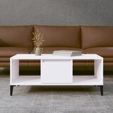  Stolić za kavu bijeli 90 x 50 x 36,5 cm od konstruiranog drva | Eponuda.com