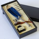  Set za kaligrafiju Deluxe, plavo-zlatno pero | Eponuda.com
