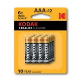 KODAK Alkalne baterije XTRALIFE AAA/6+6kom