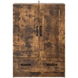  Strani šal Dimljen hrast 66 x 34,5 x 92 cm Inženirski les, (5000217785) | Shoptok.si