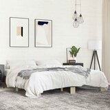  Okvir za krevet boja hrasta 160x200 cm konstruiran drvo i metal | shoptok.hr