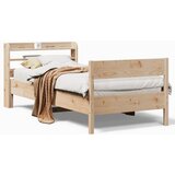 Maison Chic Posteljni okvir - Enojna postelja - Postelja za odrasle brez vzmetnice 100x200 cm trdna borovina-J6574, (21766005) | Shoptok.si