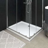 vidaXL Podloga za tuširanje s točkicama bijela 80 x 100 x 4 cm ABS Cijene