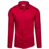 DStreet Koszula męska elegancka czerwona | Shoptok.si