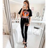 Gemre Black loose-fit t-shirt Ferrovia | shoptok.hr
