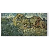  Slika - Vincent Van Gogh – Field with Wheat Stacks 60x30 Premium Print | shoptok.hr