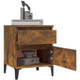  Nočna omarica 2 kosa dimljeni hrast 40x35x50 cm, (20716316) | Shoptok.si