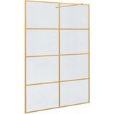  Zid za walk-in tuš Zlatno 140 x 195 cm Staklo otporno na udarce | shoptok.hr