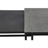 Light & Living Črne/temno sive kovinske mizice v kompletu 3 ks 50x120 cm Kumalu – | Shoptok.si