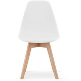  KITO stolica - bijela / prirodne noge x 2 | shoptok.hr