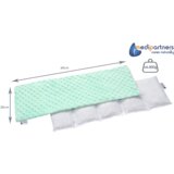 Medi Partners Thermophor with cherry seeds large 20x60 – 5 chambers Minky – Mint | ePonuda.com