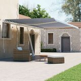 Tenda Samostojeća automatska tenda 600 x 300 cm plavo-bijela Cijene