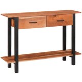  Konzolna stolica s ladicama Smeđa i crna 110 x 30 x 75 cm | shoptok.hr