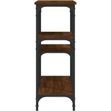  Konzolni stol boja smeđeg hrasta 102x29x75 cm konstruirano drvo | shoptok.hr