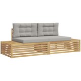  2 pcs Set vanjskih sofa Poliester Bijela | Eponuda.ba