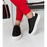 Gemre Black and white thick-soled sneakers Ruta | Shoptok.si
