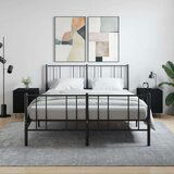  Nočna omarica 2 kosa črna 40x40x50 cm inženirski les - Nočna Omarica, (21434871) | Shoptok.si