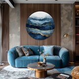  Okrugle slike s akrilnim apstraktnim oceanima | different dimensions | shoptok.hr