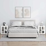  Noćni ormarić 2 pcs Visoki sjaj bijela 40 x 35 x 50 cm | shoptok.hr