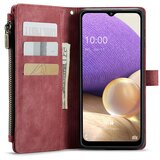 INORCO Ovitek za telefon Samsung Galaxy A24 5G iz PU usnja s črtastim potiskom in stojalom, preklopnim ovitkom za denarnico, (22033377) | Shoptok.si