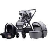 LA MAMA trio kolica za bebe 3U1 - gray Cene