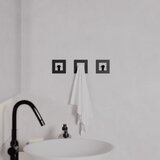 WALLXPERT Kaly metalni kvadratni nosač - crni u