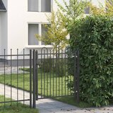  Ogradna vrata DRONTEN 100 x 100 cm Metal Može se zaključati | shoptok.hr