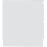 Noćni ormarić bijeli 50 x 39 x 43,5 cm od konstruiranog drva | shoptok.hr
