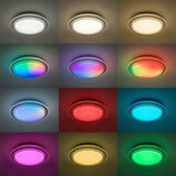 Ksix SmartLED Sfera stropna svjetiljka, Okrugli dizajn, Zvučnik, RGBIC+CCT,49x8 | shoptok.hr