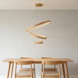  Brilagi - LED luster na sajli UMEA WOOD LED/45W/230V, prečnik 60 cm, drveni | Eponuda.com