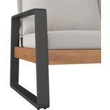 Bessagi Garden Lounge Garnitura Alexa, Krem, Antracit, 3-Delno | Shoptok.si