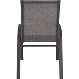 XORA STOL aluminij, jeklo antracit, rjava | Shoptok.si