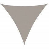  Jedro za zaštitu od sunca 160 g/m² Trokutasto svijetlosivo 5x5x5 m HDPE | shoptok.hr