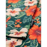 Ombre Men's full print floral pattern cotton t-shirt - black | Shoptok.si