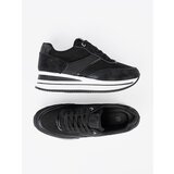 Shelvt Modern black sneakers with shimmering inserts | shoptok.hr