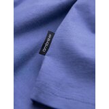 Ombre BASIC men's cotton classic tee with v-neck - purple | Shoptok.si