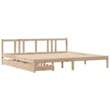  Okvir kreveta bez madraca 200 x 200 cm od masivne borovine | shoptok.hr