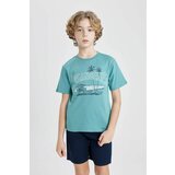 Defacto Boy Regular Fit Crew Neck Printed Short Sleeve T-Shirt Cene