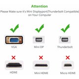 Ugreen Mini DisplayPort na VGA pretvarač, crni, 15cm - u kutiji Cijene