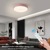  Brilagi - LED prigušiva plafonsko svetlo POOL LED/48W/230V 3000-6000K 40 cm ružičasta + daljinski upravljač | Eponuda.com