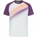 Head Performance T-Shirt Men Lilac/Print Perf XL