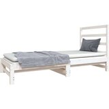  Izvlečna dnevna postelja bela 2x(90x190) cm trdna borovina, (20726126) | Shoptok.si