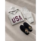 Sinsay Majica s kapuljačom s natpisom USA | shoptok.hr